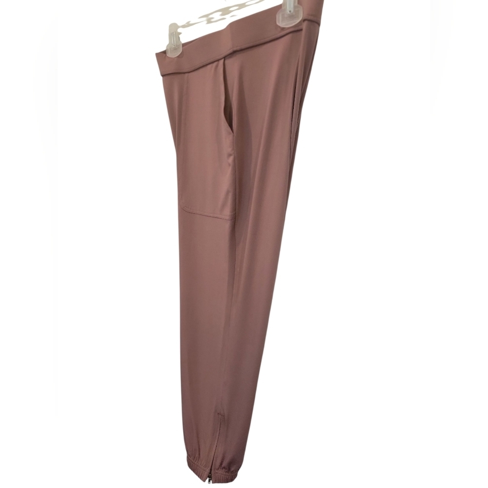 Lisa Rinna Collection Pull On Casual Pants With Pockets And Zippered Ankle Cuffs